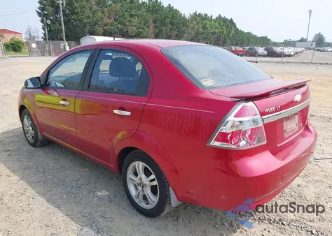 2009 Chevrolet Aveo Lt z USA, uszkodzony, nr VIN KL1TG56E09B316323